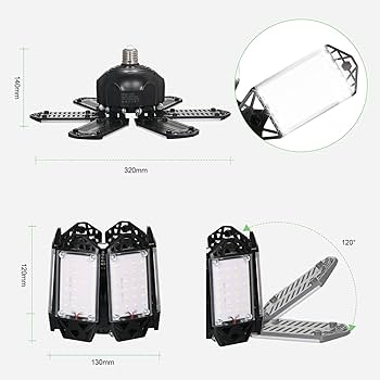 Amazon | [2個セット] LED、ガレージシーリングライト 7灯式